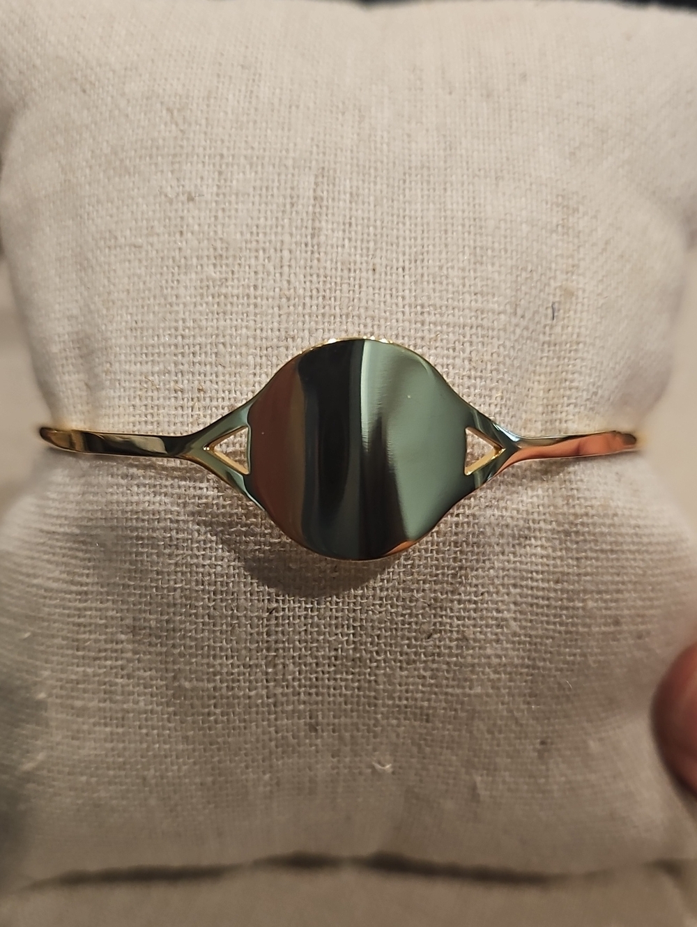 New Plunder Gold Slip On Bracelet